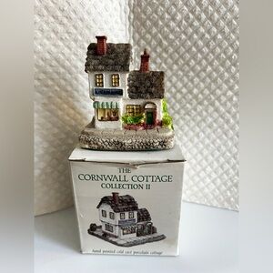 Vintage Blisland Bakery from Cornwall Cottage Collection II hand-painted 1992
